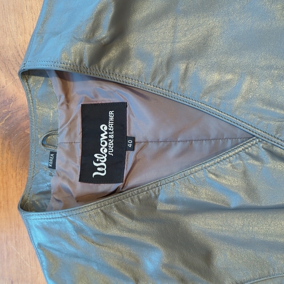 Vintage Wilson Leather Vest size 40 - Picture 2 of 9